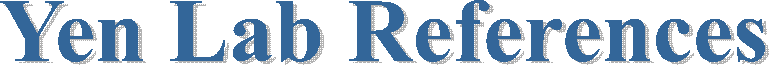 Yen Lab References